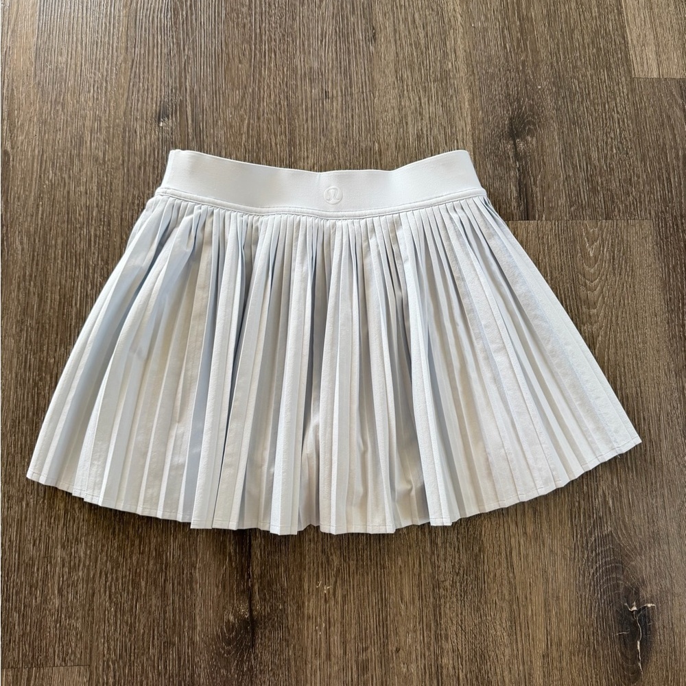 lululemon athletica White Pleated Skater Skirt